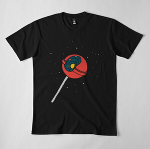We Live In a Giant Lollipop - Stars Unisex T-Shirt