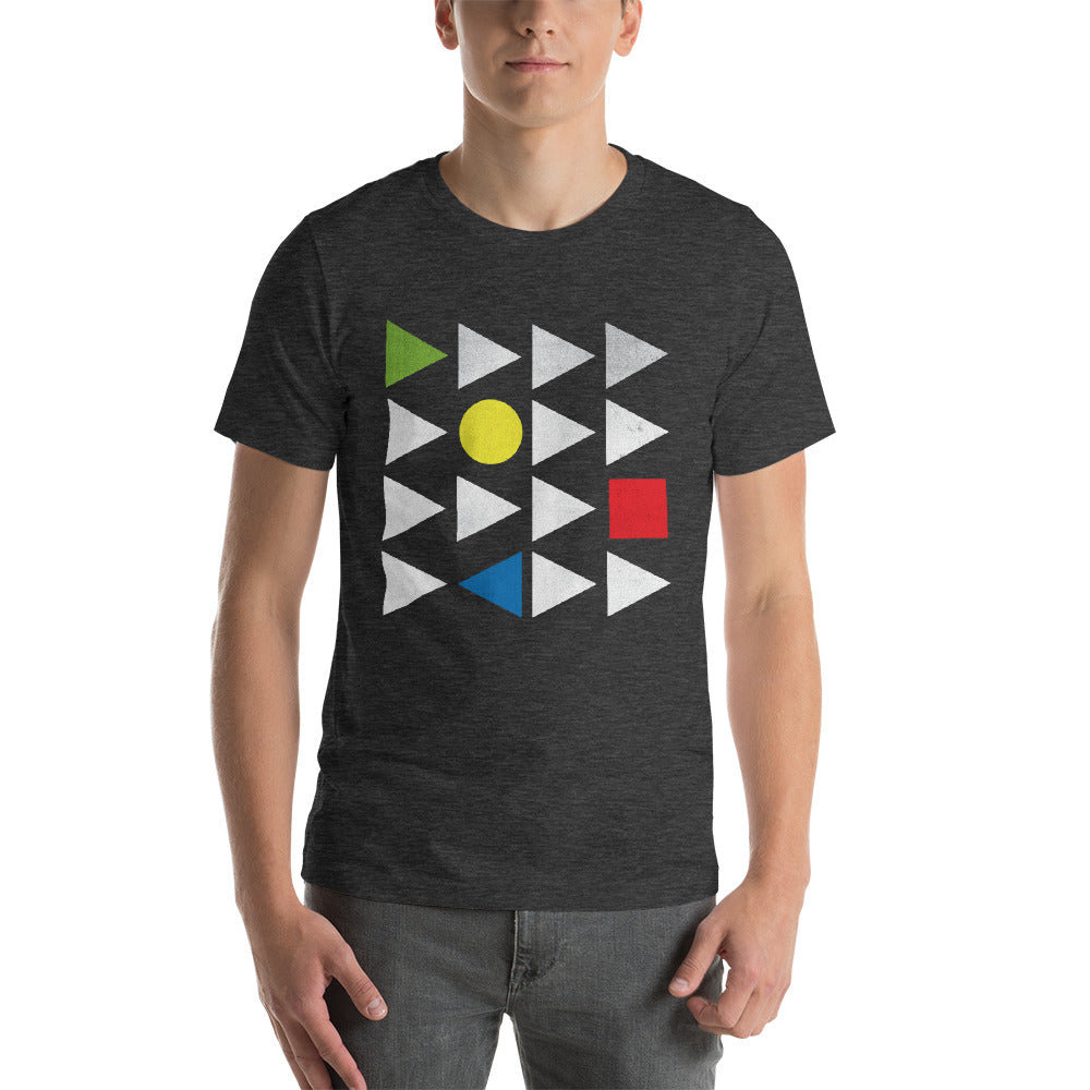 Primary Abstract Short-Sleeve Unisex T-Shirt - say-nothing-apparel